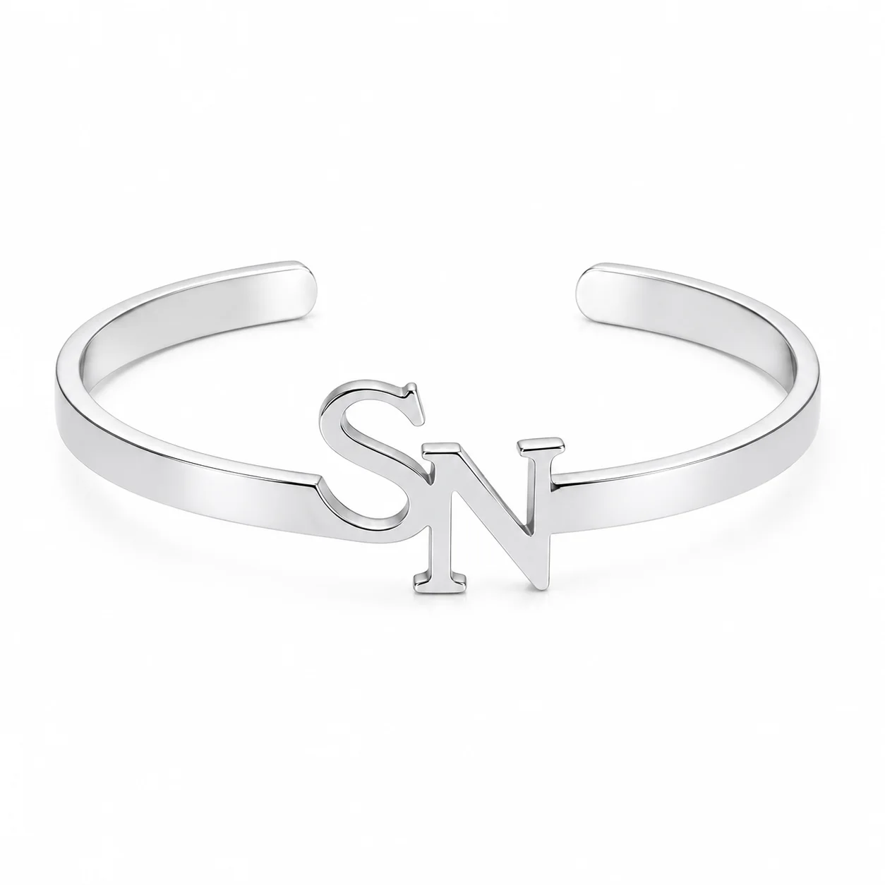 إسورة الكف بالحروف المتداخلة |  Interlocking Initials Palm Bracelet