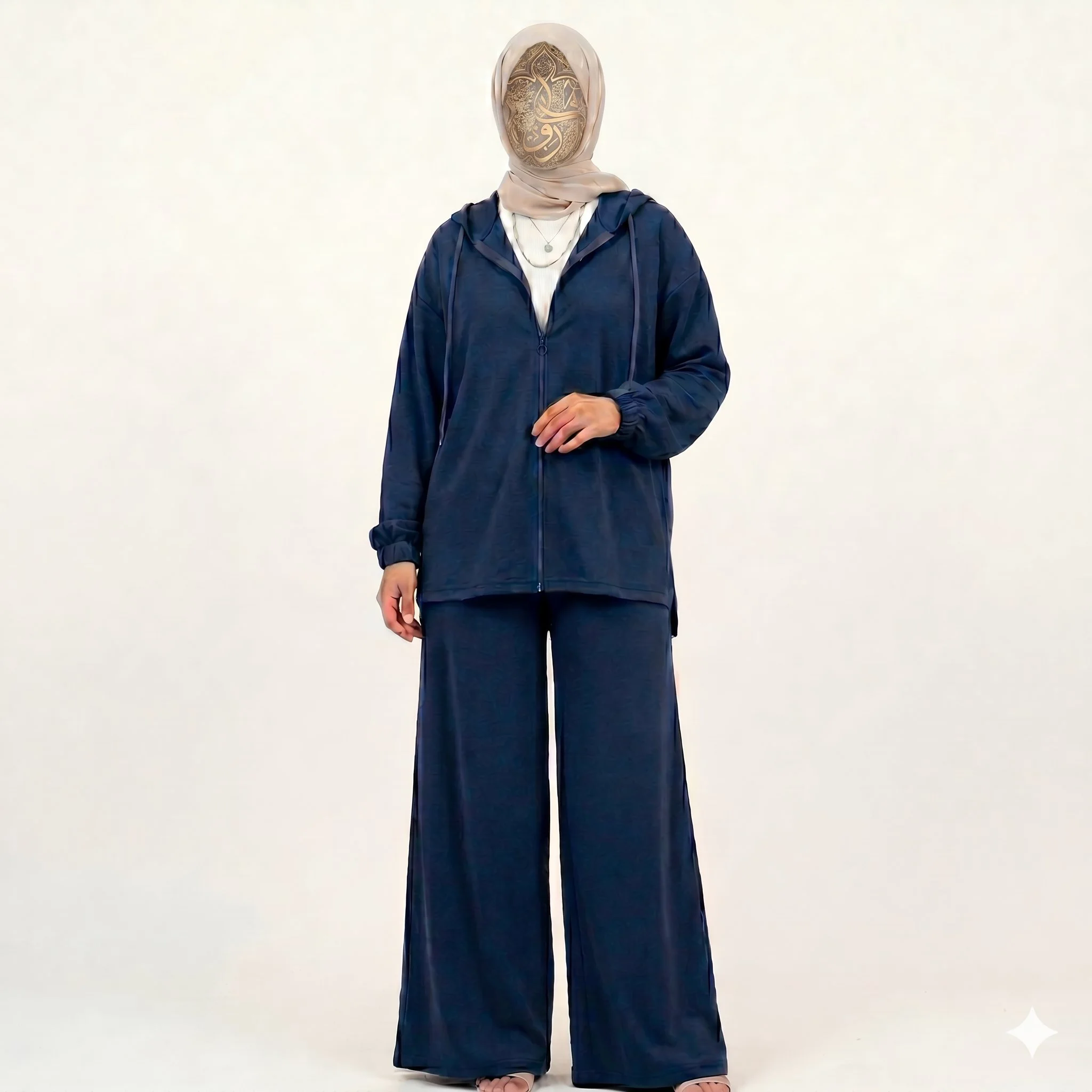 طقم ديم (كحلي)
