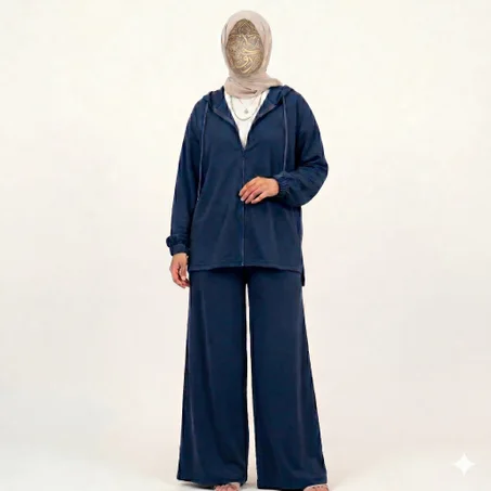 طقم ديم (كحلي)