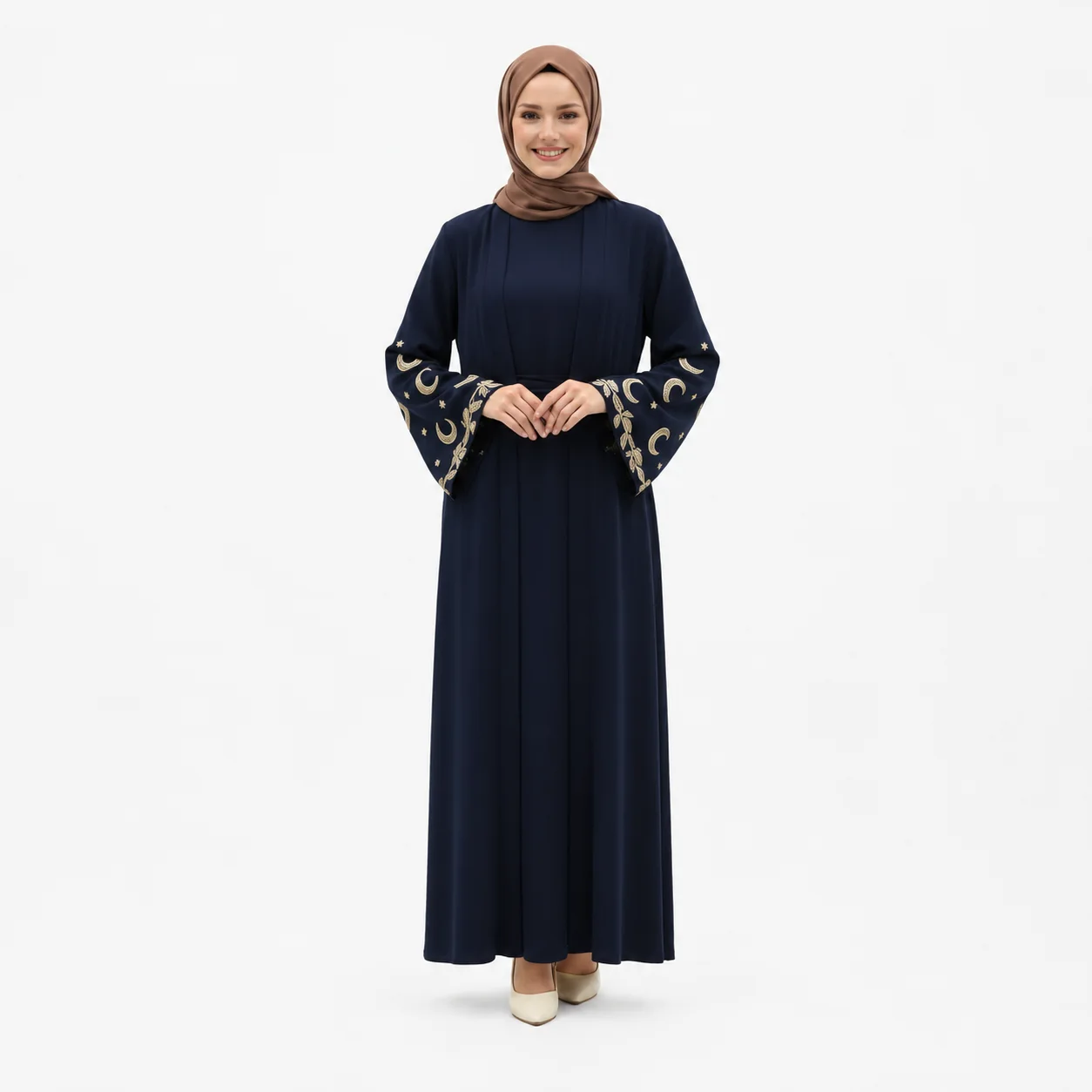 عباية أنوار (اسود وكحلي)