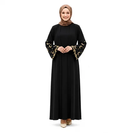 عباية أنوار (اسود وكحلي)