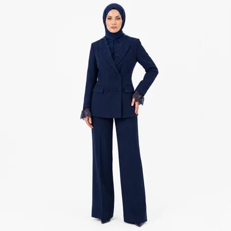 طقم مينا (كحلي )