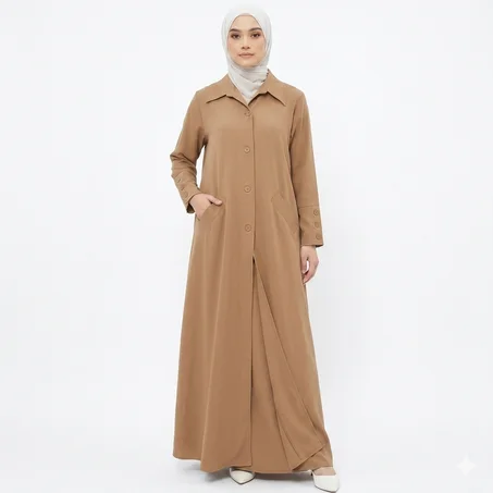 طقم ميديا (عسلي)