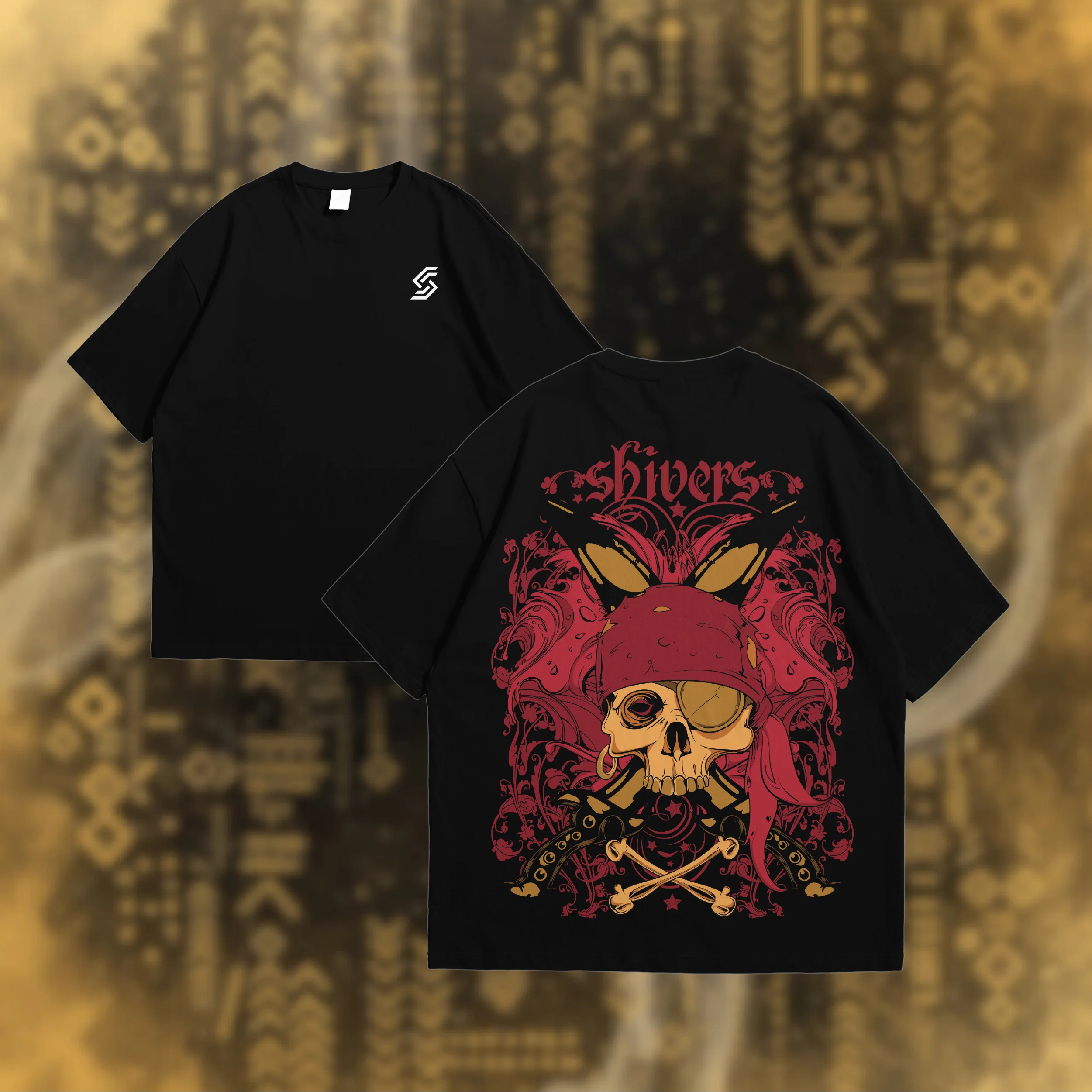 Vintage Pirate Skull - Shivers Edition
