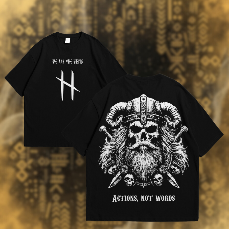 T-SHIRT WHITE VIKINGS