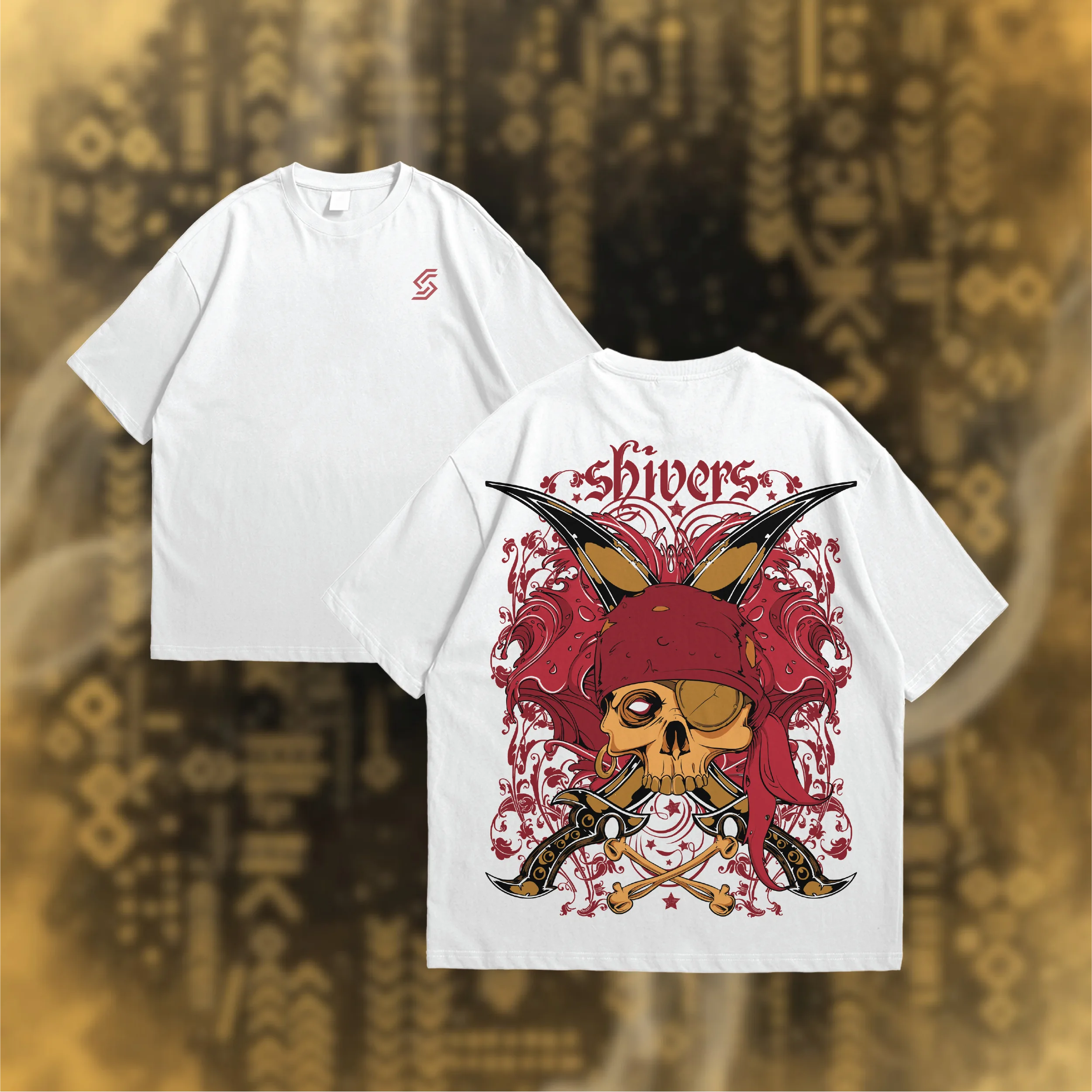 Vintage Pirate Skull - Shivers Edition