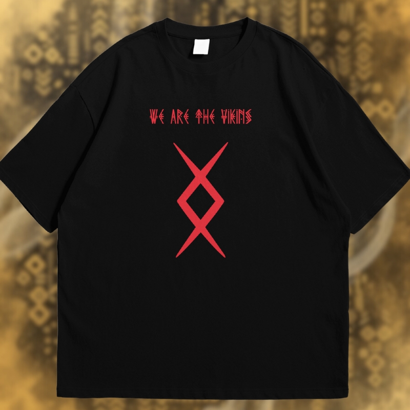 T-SHIRT RED VIKINGS