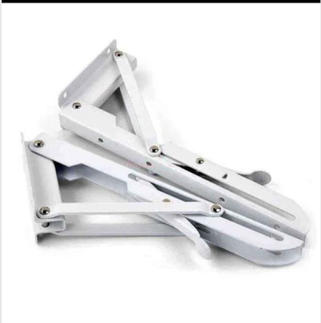 Support pliable & réglable en métal robuste Support d'étagère Fixation mural