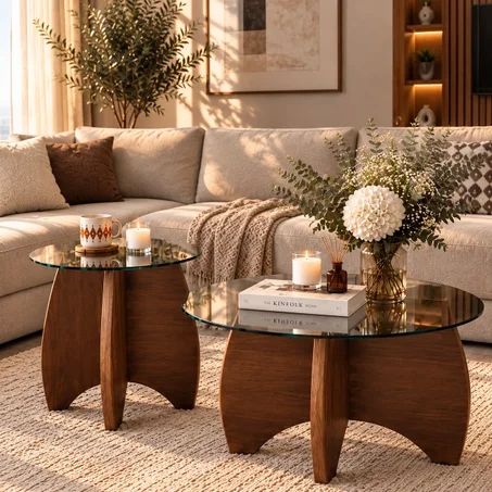 Ensemble de table basses modernes