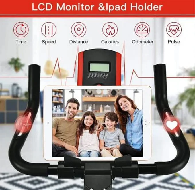 Ensemble Fitness à Domicile – Vélo Spinning Q2 & Tapis de course 🔥