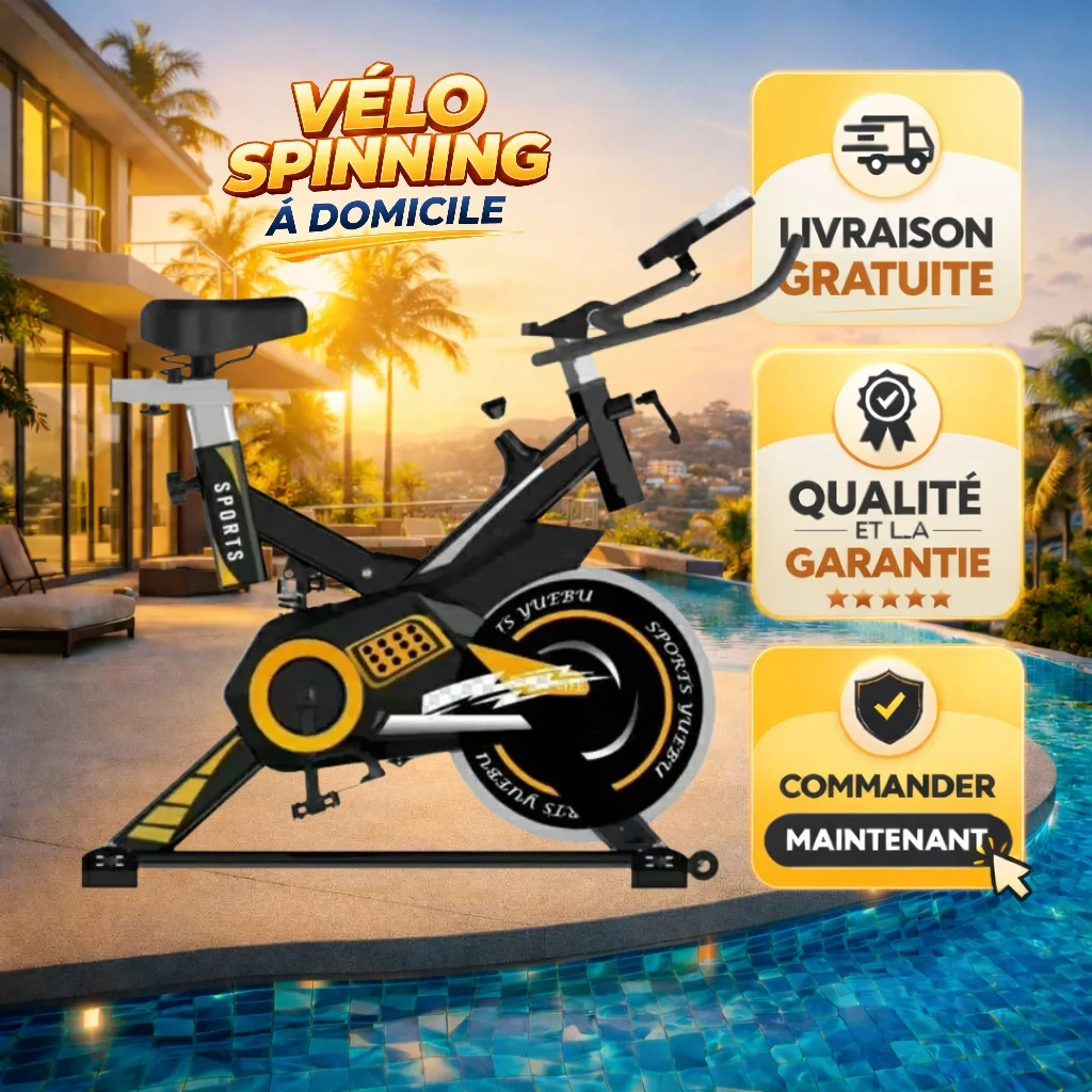 Vélo spinning G47 orange