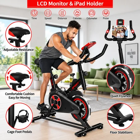 A.Vélo Spinning Pro – Performance à Domicile
