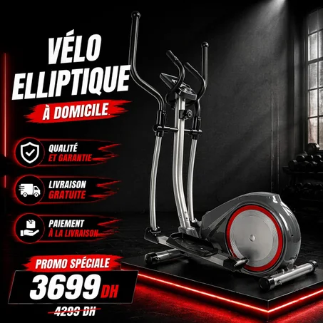 Vélo Elliptique Pro Magnétique Top Sport - Volant 16kg pour un entraînement intense *