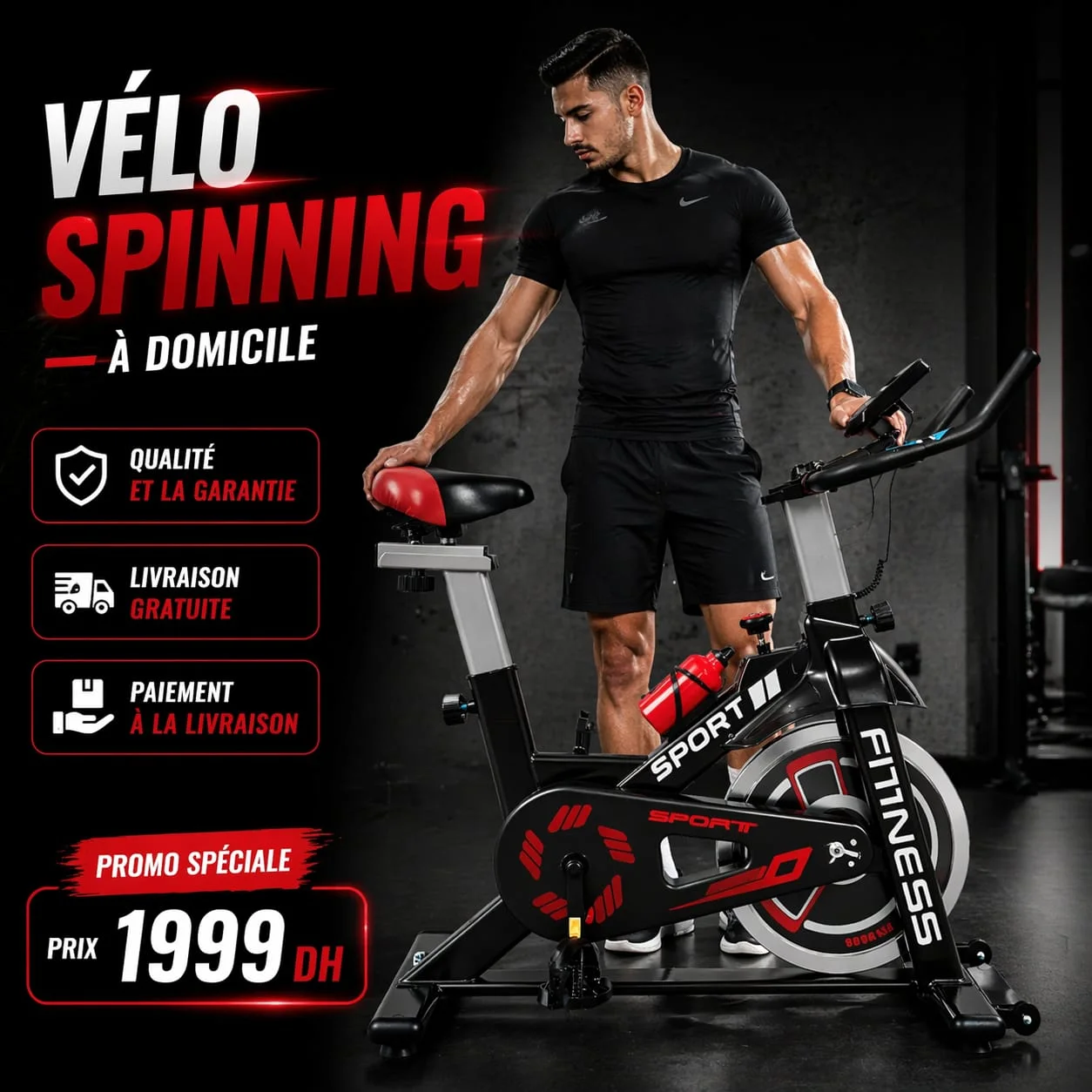 Vélo spinning : faites transpirer la salle sans quitter votre salon