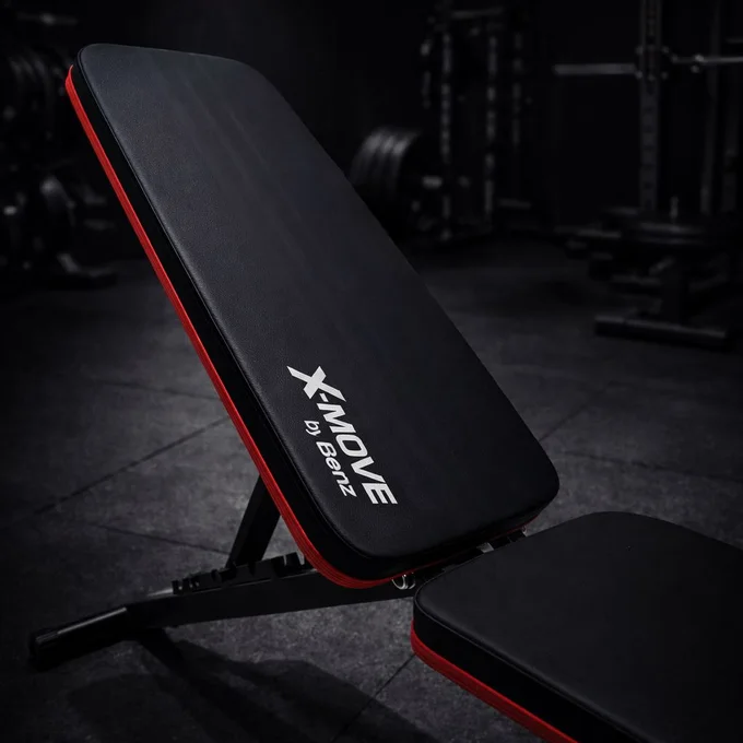 Entraînement complet : banc de musculation réglable noir avec élastiques