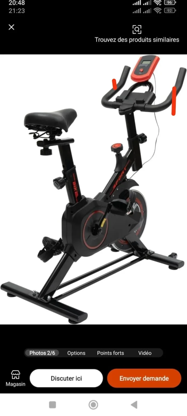 .B.Vélo Ab d’Entraînement Cardio Professionnel