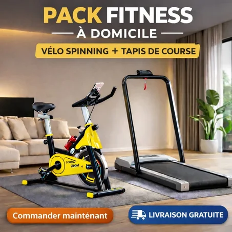 A .Pack  Vélo spinning Q3 & Tapis de Course