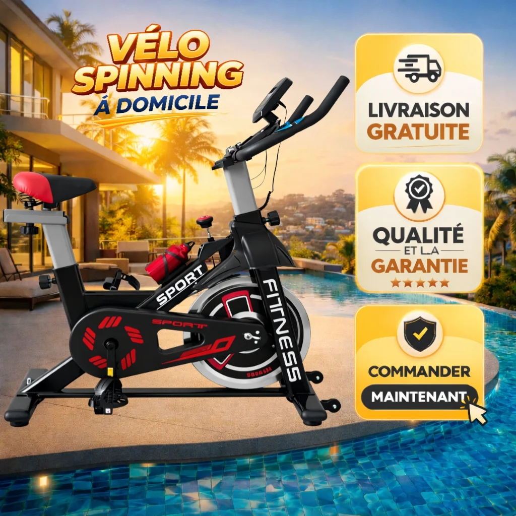 Vélo spinning : faites transpirer la salle sans quitter votre salon