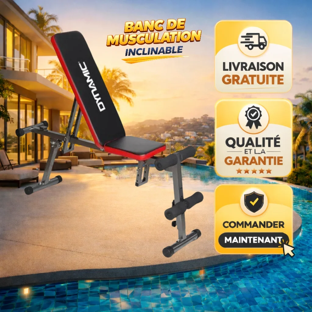 Banc de e musculation Pro Multifonction pour Fitness à Domicile