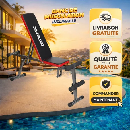 Banc de e musculation Pro Multifonction pour Fitness à Domicile