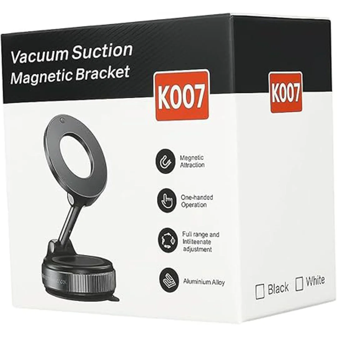 حامل هاتف مغناطيسي للسيارة - 360 درجة - k007 + شاحن السيارة الذكي 4 في 1 – قوة وأناقة
