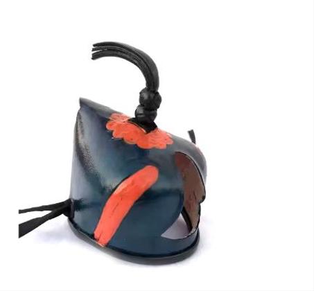 برقع الصقر إنجليزي جلد أصلي مع أقواس Steve Tait