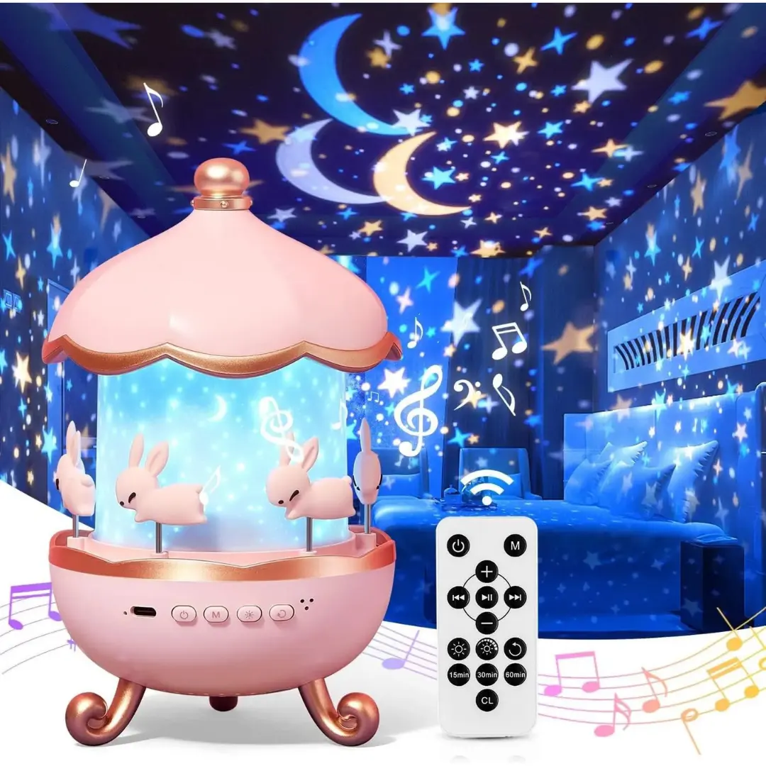 مصباح النجوم الموسيقي للأطفال