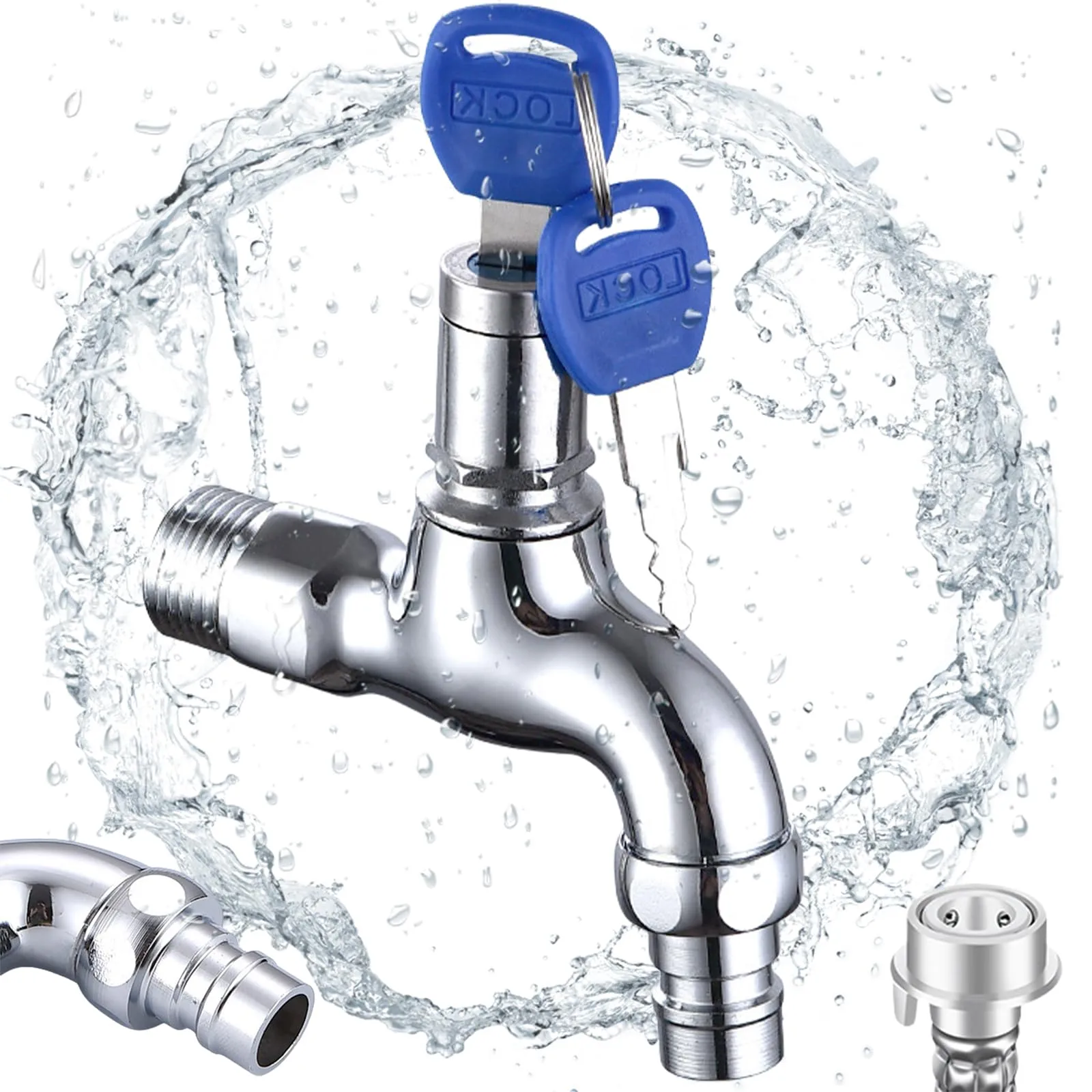 صنبور أمان بالمفتاح – احمِ ماءك من الإهدار والسرقة!