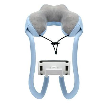 وسادة رقبة مع حامل هاتف