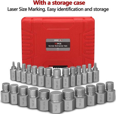 طقم مستخرجات مسامير وبراغي (25 قطعة)