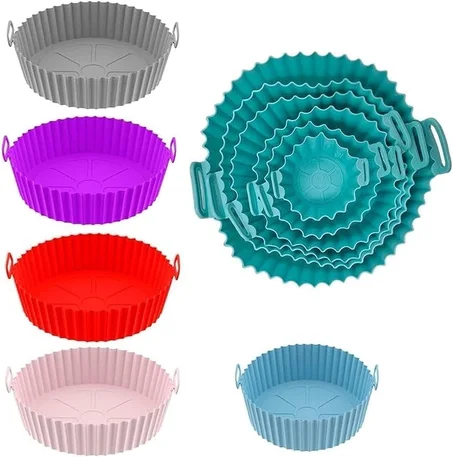 6 قطع من سيليكون للقلاية الهوائية