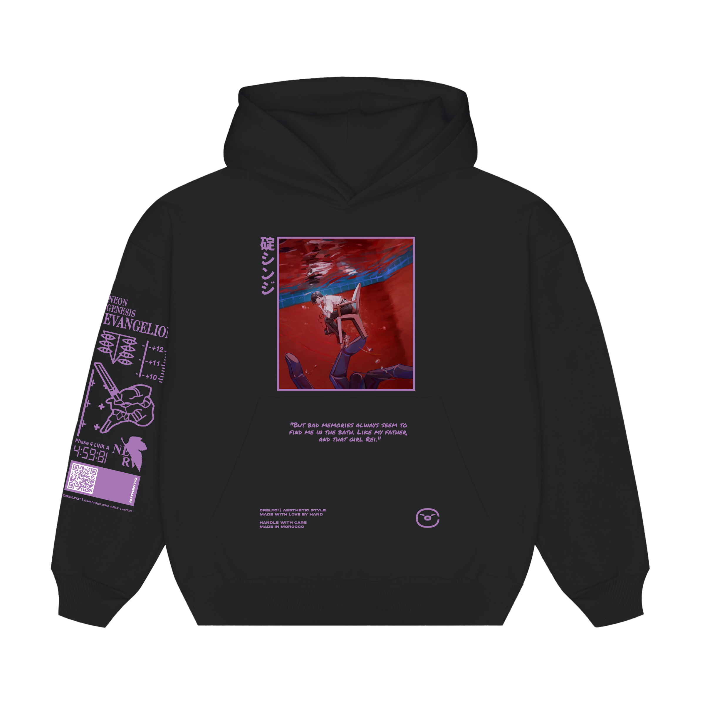 Shinji Ikari Vol 02 / Neon Genesis Evangelion - Hoodie