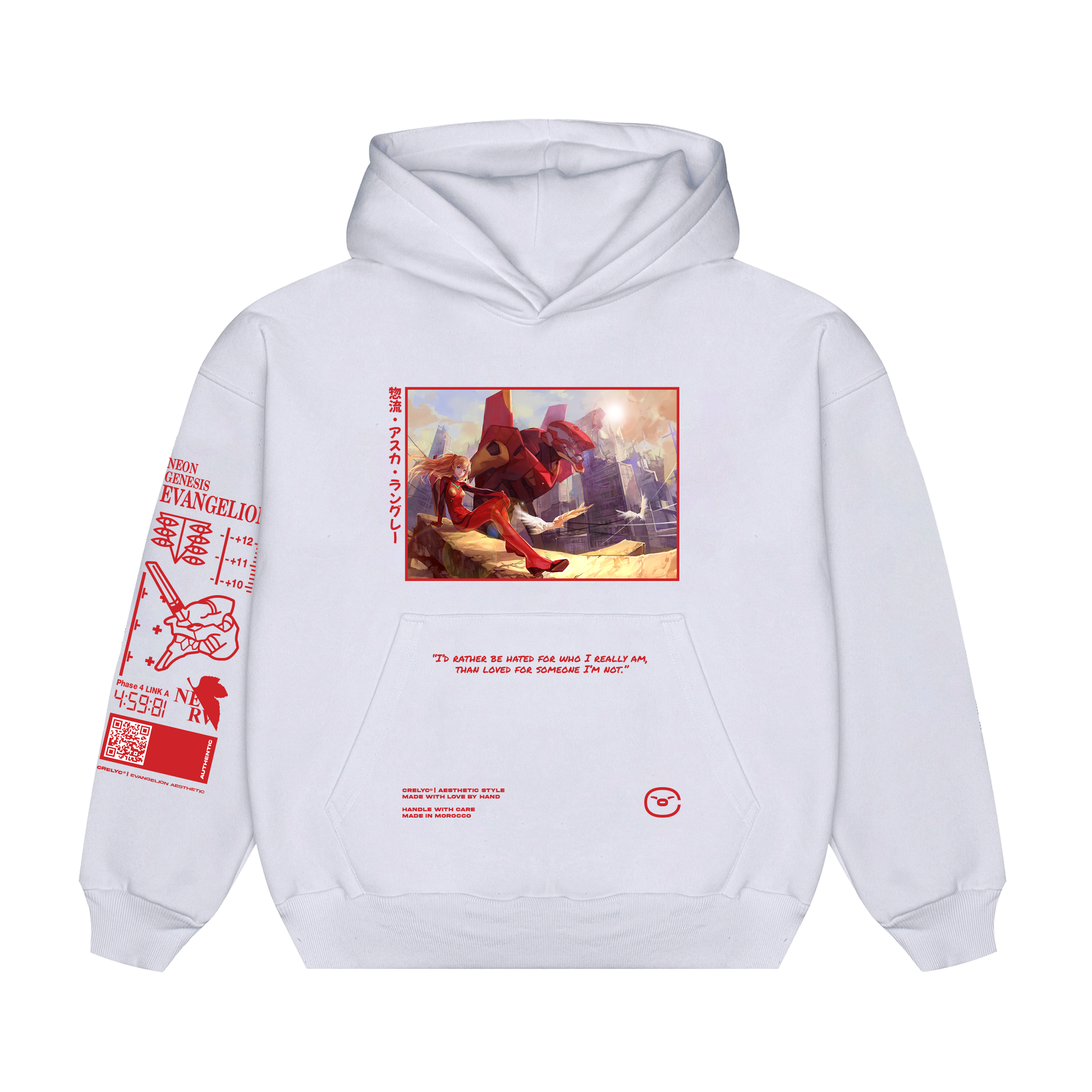Asuka Langley Soryu Vol 03 / Neon Genesis Evangelion - Hoodie