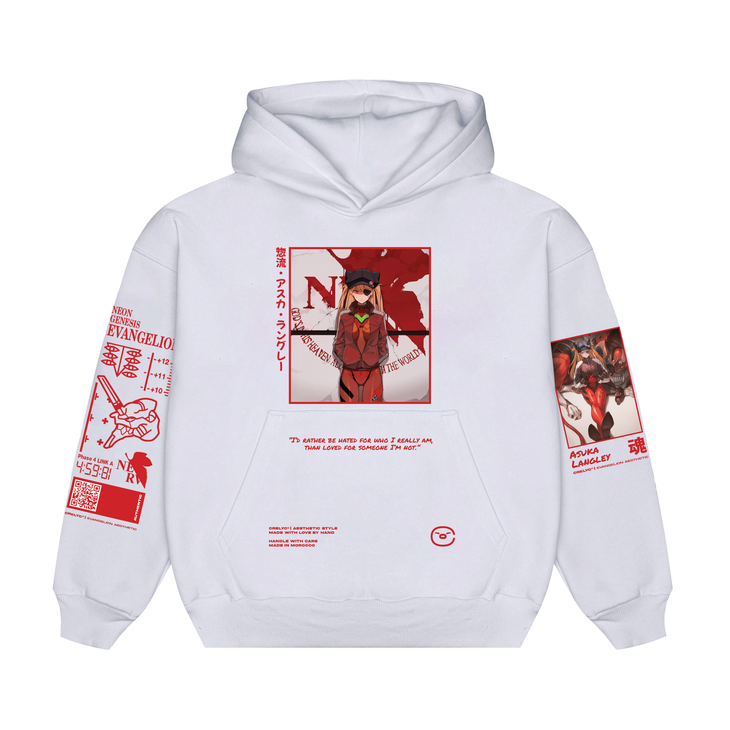 Asuka Langley Soryu Vol 01 / Neon Genesis Evangelion - Hoodie