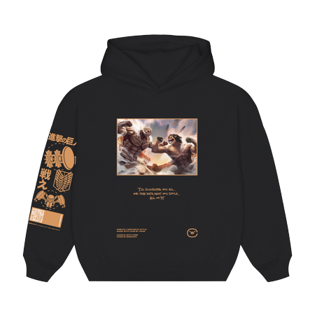 Eren Jaeger Vs Reiner Braun VOL 01 / Attack on titan - Hoodie