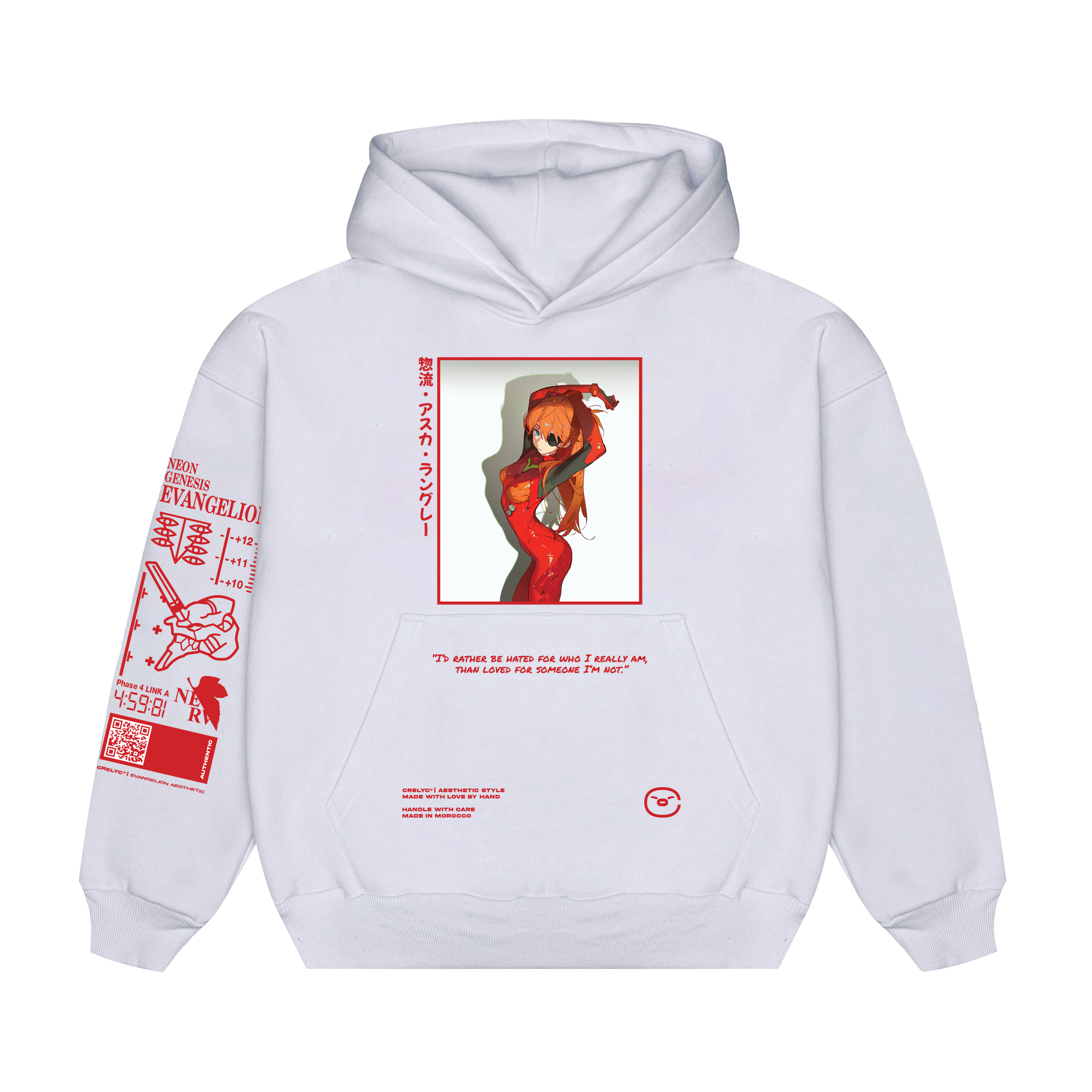 Asuka Langley Soryu Vol 02 / Neon Genesis Evangelion - Hoodie