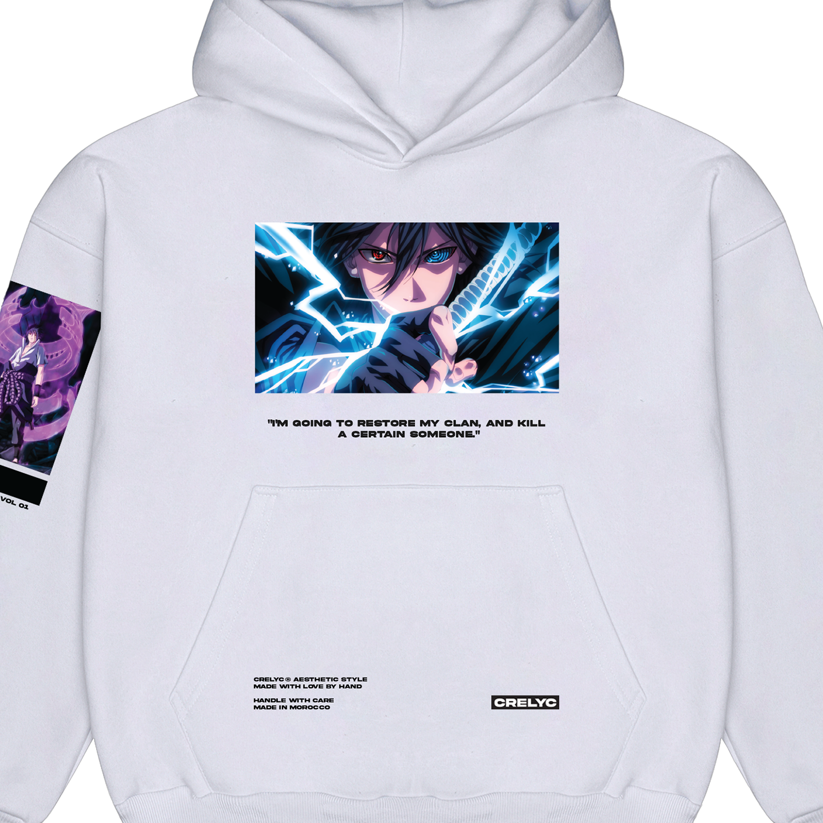 Naruto Sasuke Uchiha - Hoddie vol 01