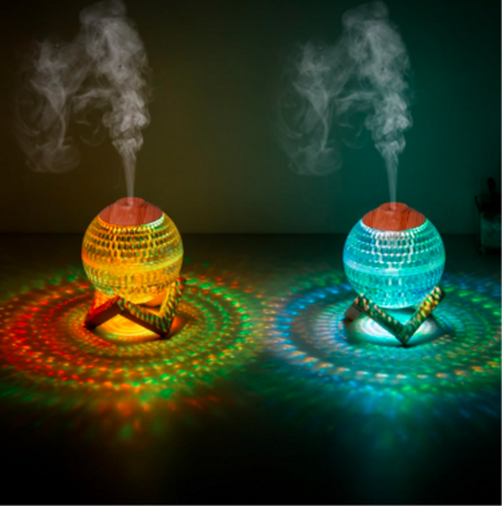 مصباح بلوري مرطب للهواء