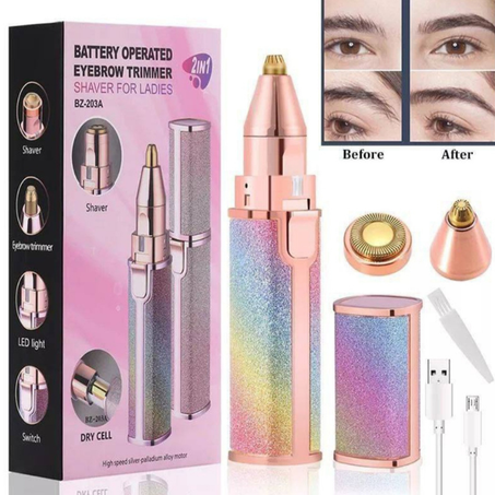 قلم ازالة شعر الوجه والحاجب