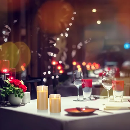 شموع إلكترونية عديمة اللهب