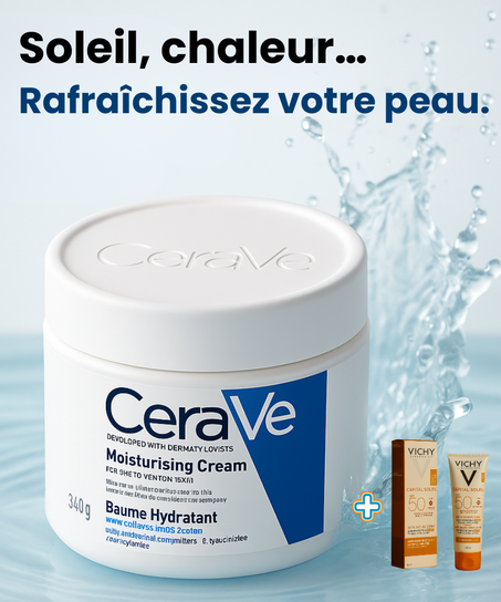 CeraVe + Vichy – باك التبريد والحماية من الشمس