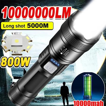 High-Powered LED Flashlights with Display Light