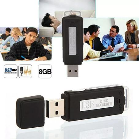 Enregistreur vocal de stockage de fichiers numérique portable + carte memoire 8gb gratuit
