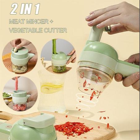 🔥 Coupe légumes électrique  : 4 en 1 Multifunction pour Légumes Rechargeable  | avis ⭐⭐⭐⭐⭐ CD