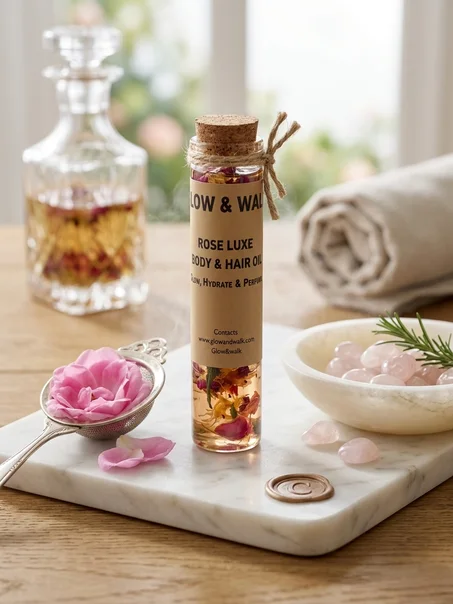 Rose luxe Body & Hair Oil 🌸