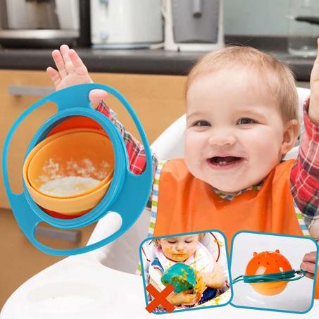 وعاء الأطفال ضد إنسكاب الطعام