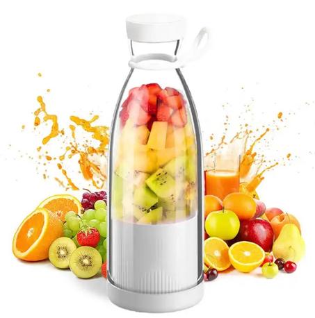 Portable electric juice blender