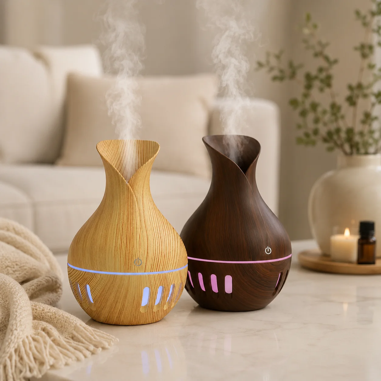 مرطب هواء وناشر الزيوت العطرية