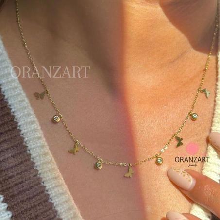Collier papillon