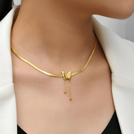 collier papillon